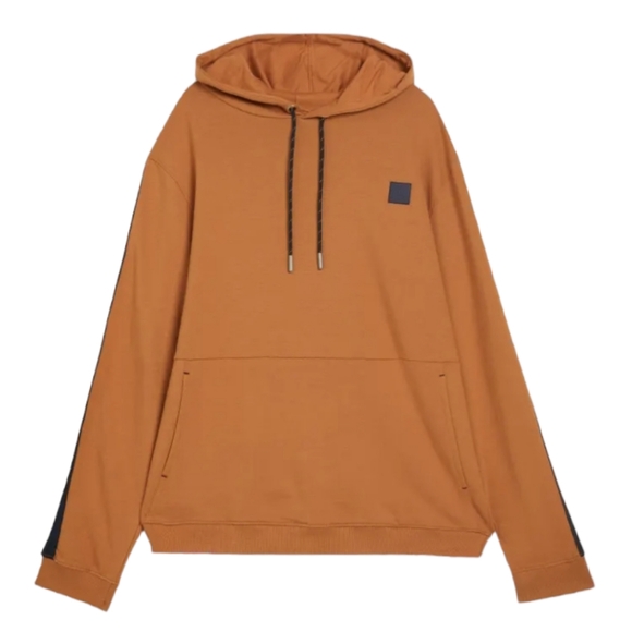 Ted Baker London Men's Warbr Hoodie Mustard Size Large - Picture 4 of 12